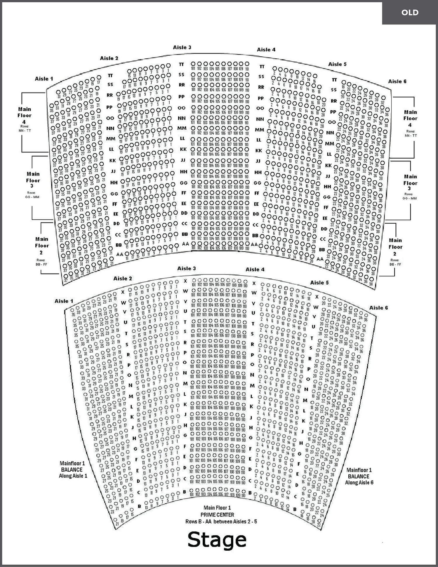 seating chart for lyric opera chicago